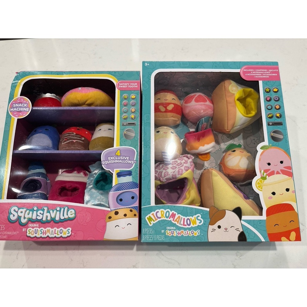 NEW !! Squishville And Micromallows Fun Bundle
